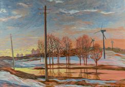 Telephone Poles and Wind Vanes